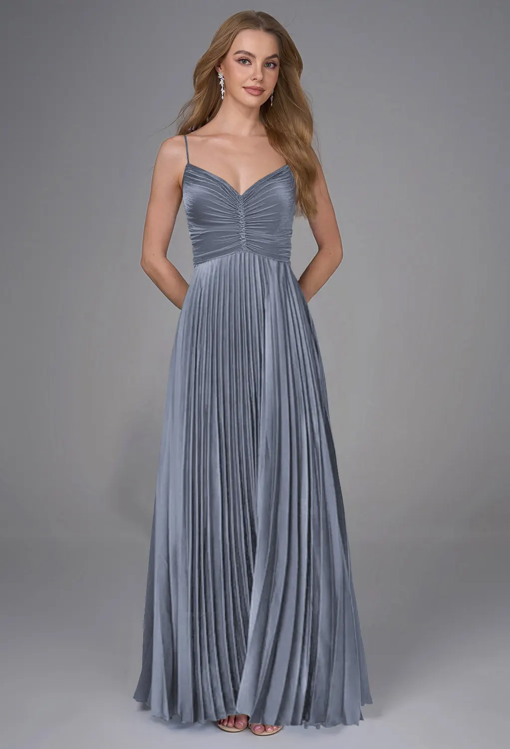 AW Celestine Dusty Blue  Bridesmaid Dresses